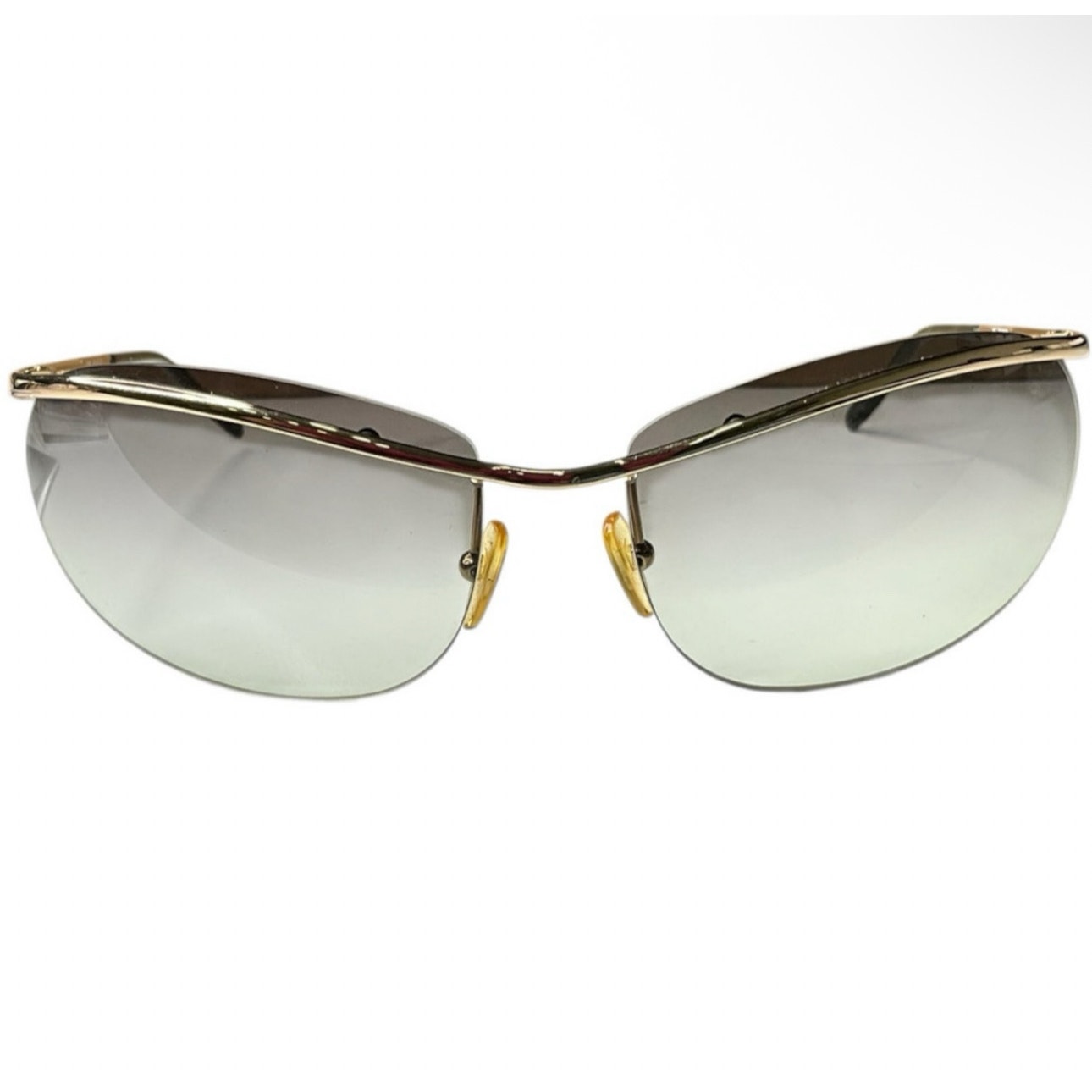 174. Gucci Sunglasses Green - Gold